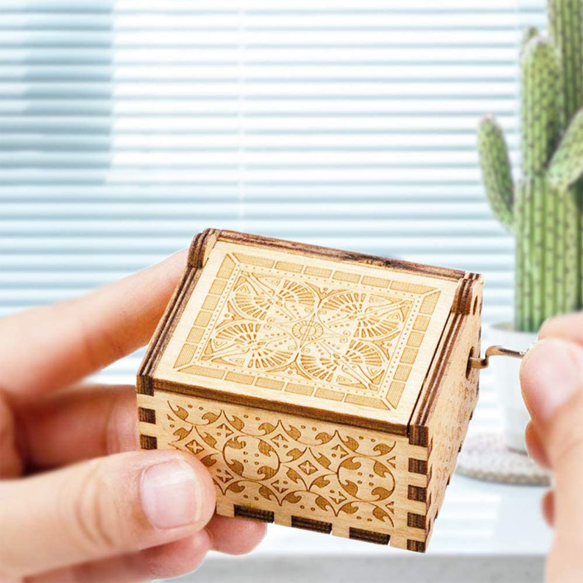 It's Frickin' Bat I Love Halloween - Personalized Witch Hand Crank Music Box