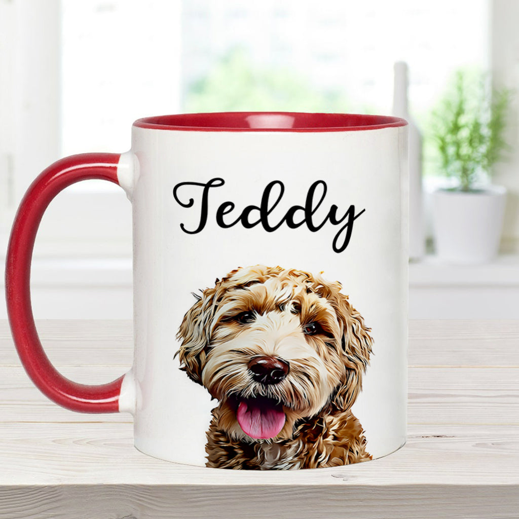 Dog Lover - Personalized Dog Accent Mug