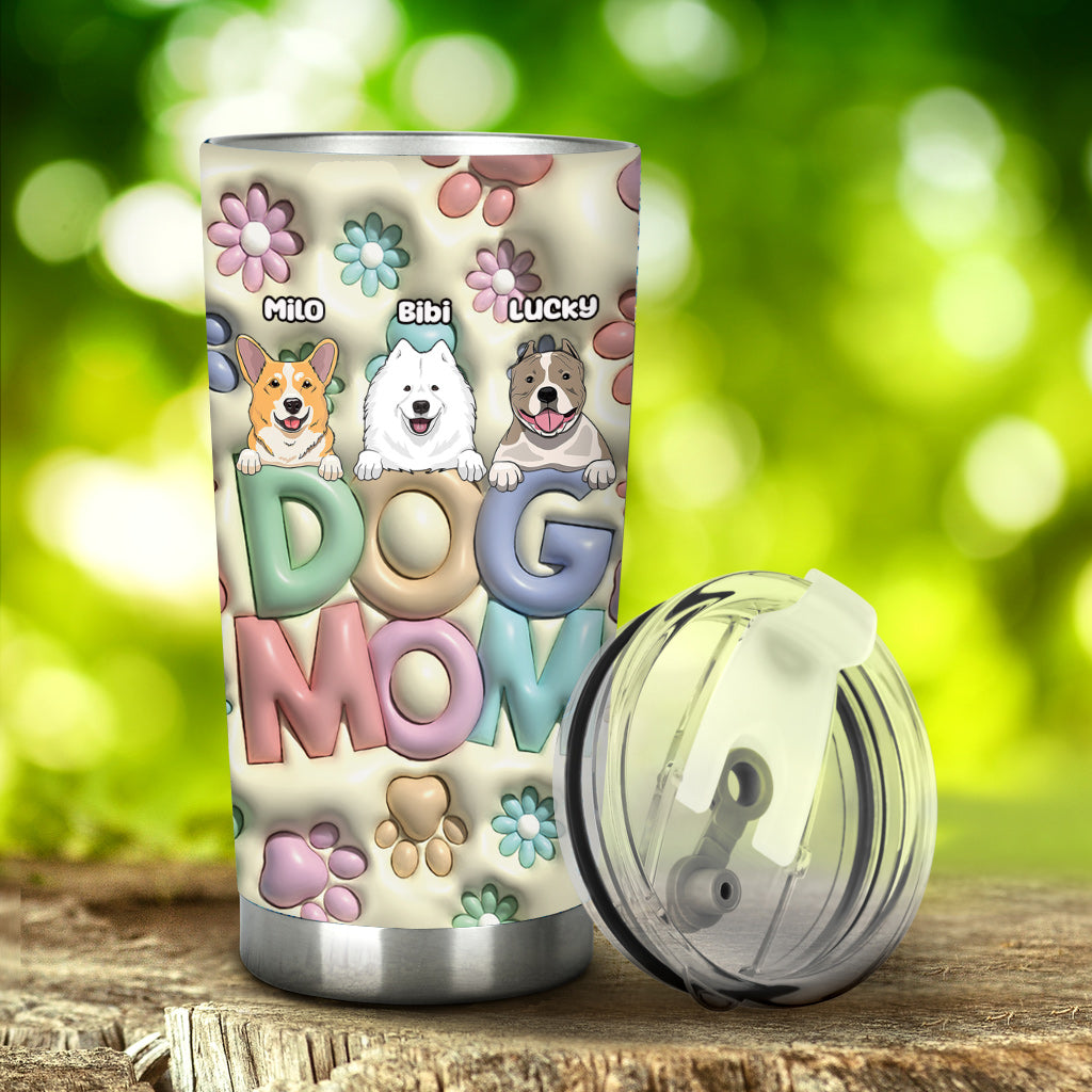Dog Mom - Personalized Dog Tumbler