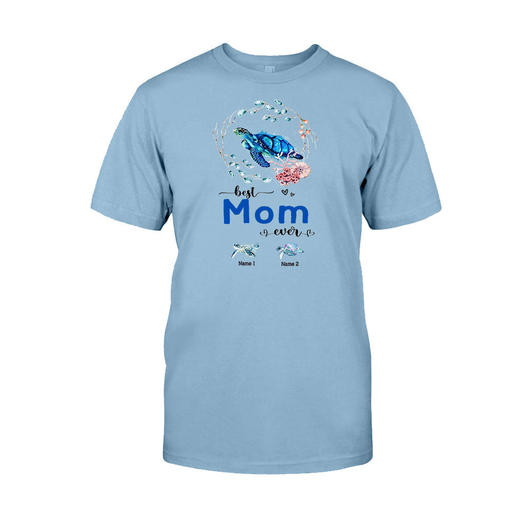 Best Nana Ever - Turtle gift for grandma, grandpa, mom, dad, uncle, aunt - Personalized T-shirt And Hoodie
