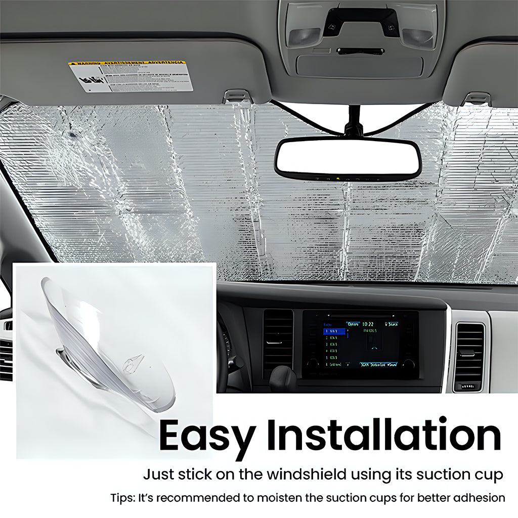 Buckle Up Buttercup - Personalized Witch Car Sunshade