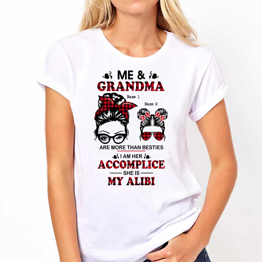 Me & Grandma Are More Than Besties - Personalized T-shirt and Hoodie