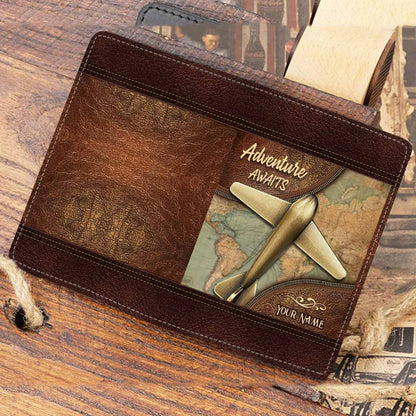 Adventure Awaits - Personalized Travelling Passport Holder