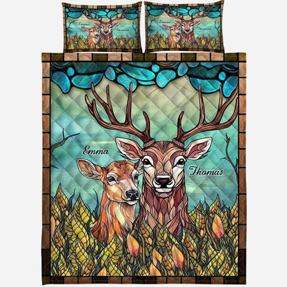 You & Me We Got This - Personalized Hunting Quilt Set