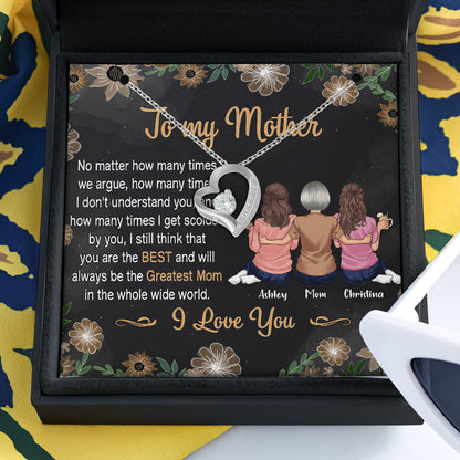 You Are The Greatest Mom In The Whole World - Personalized Mother's Day Mother Necklace