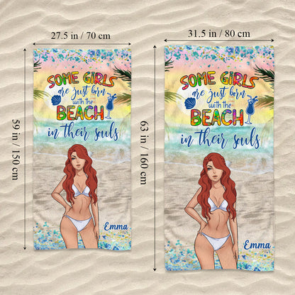 The Ocean Is Calling - Personalized Sea Lover Beach Towel