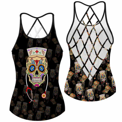 Nurse Life Cross Tank Top