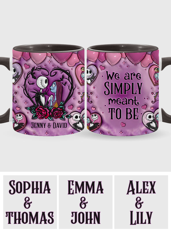 You And Me - Personalized Nightmare Accent Mug