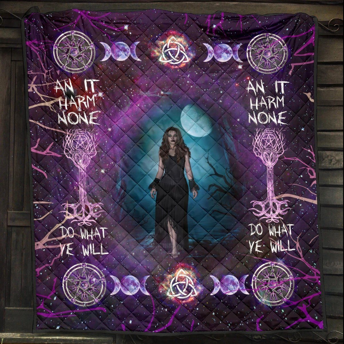 Witchy Woman Wicca - Witch Quilt 0822