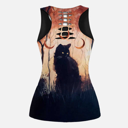 Harm None, Do As Ye Wilt - Personalized Witch Hollow Tank Top and Leggings