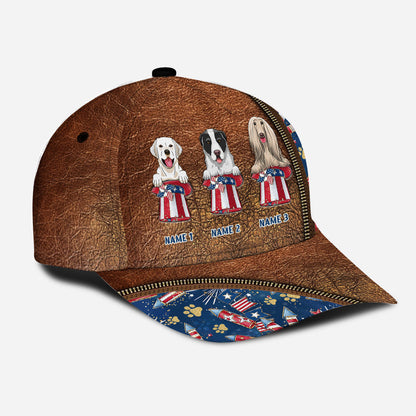 Happy 4th Of June - Personalized Dog Classic Cap
