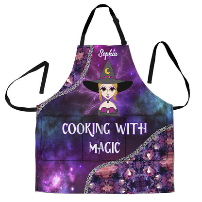 Cooking With Magic - Personalized Witch Apron