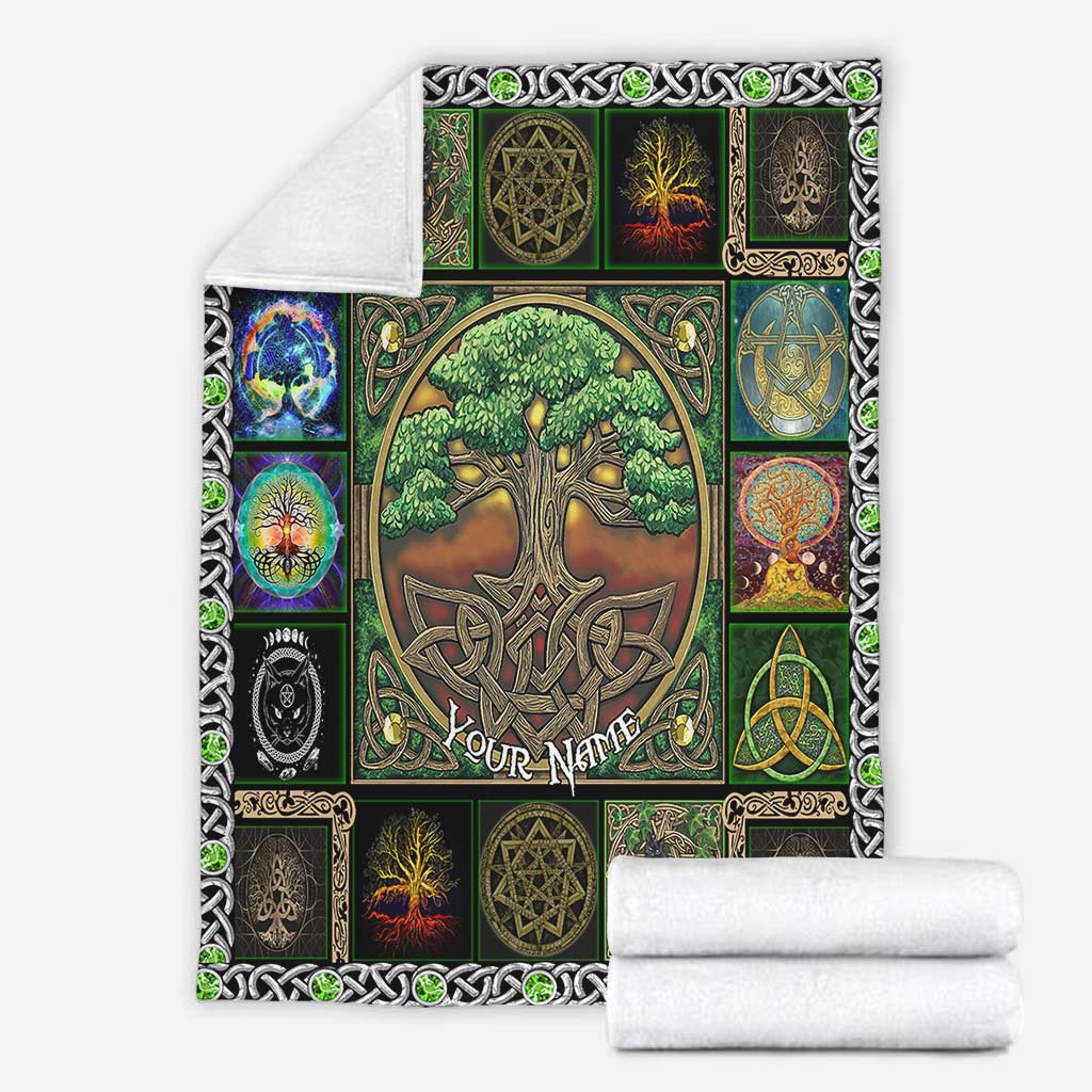 Earth Witch - Personalized Witch Blanket