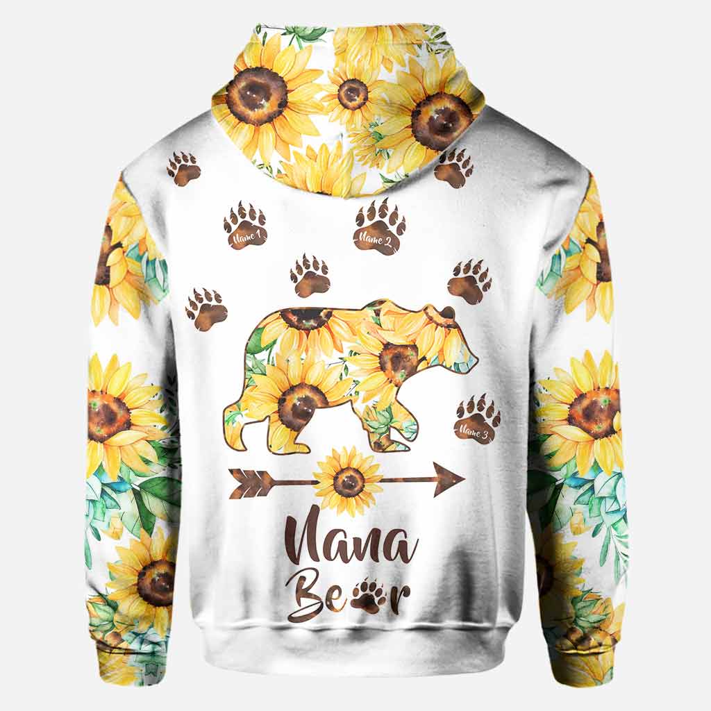 Grandma Bear - Personalized Mother's Day All Over T-shirt and Hoodie