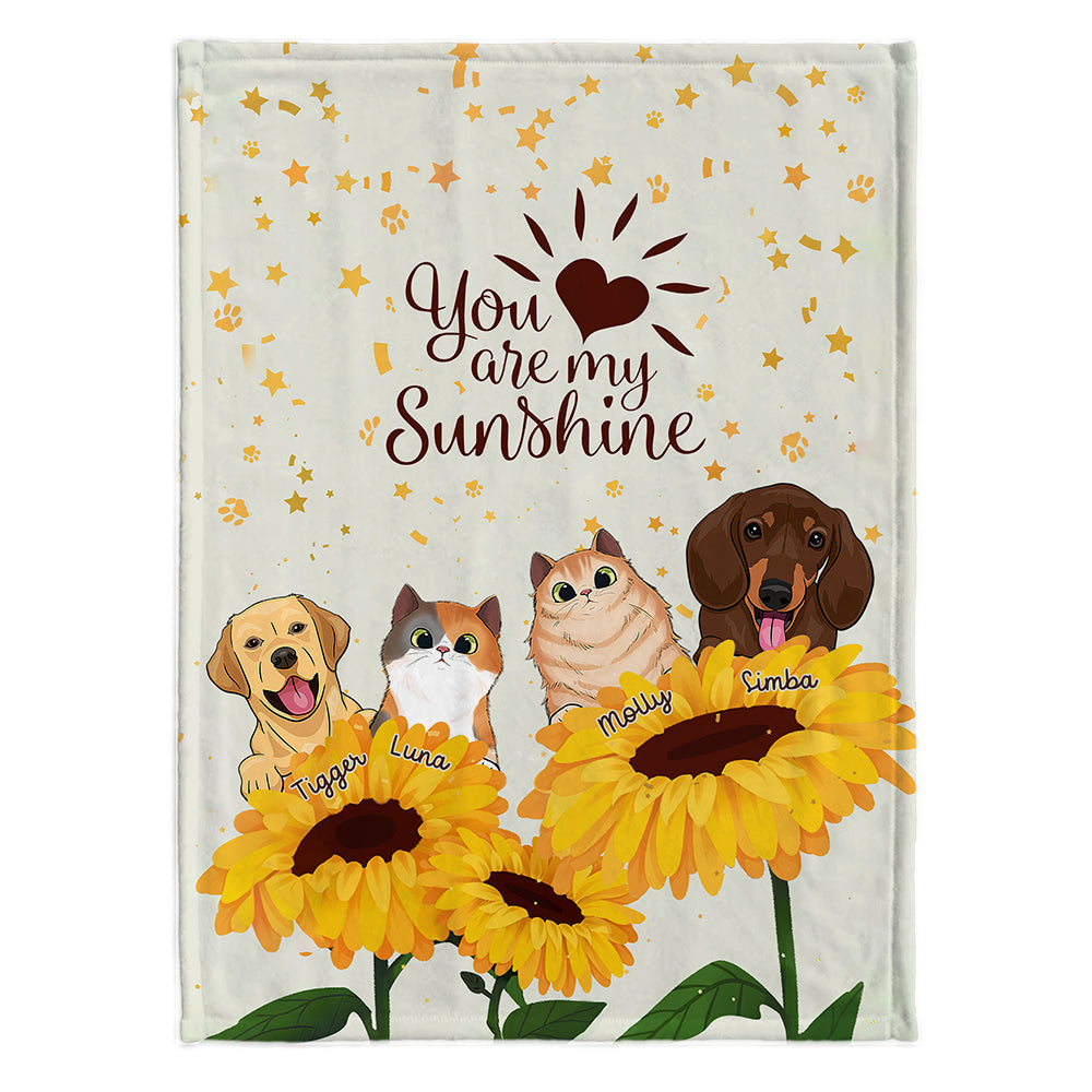 You're My Sunshine - Personalized Mother's Day Dog Blanket