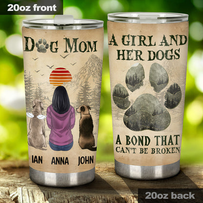 Dog Mom - Personalized Dog Tumbler