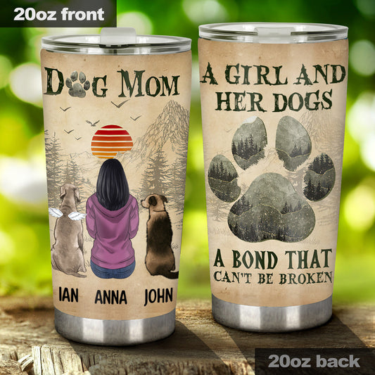 Dog Mom - Personalized Dog Tumbler