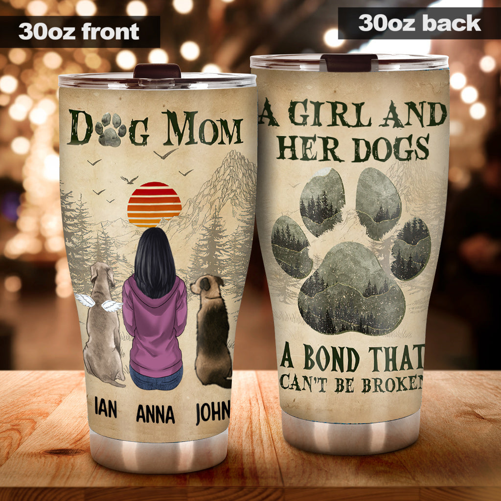 Dog Mom - Personalized Dog Tumbler