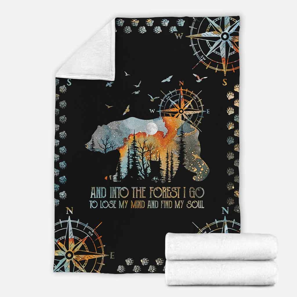 And Into The Forest I Go - Camping Blanket