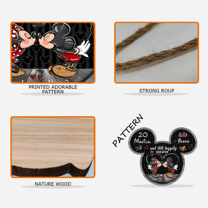 Still Happily Ever After - Personalized Mouse Wood Sign