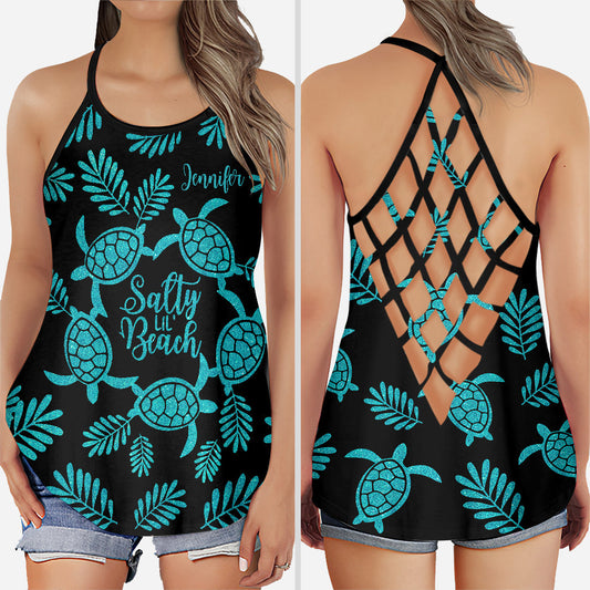 Love Turtles - Personalized Turtle Cross Tank Top