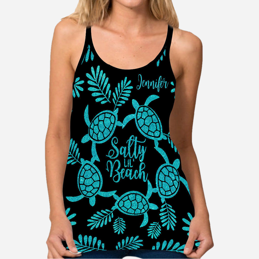 Love Turtles - Personalized Turtle Cross Tank Top