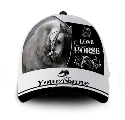 Love Horse - Personalized Horse Classic Cap 0823