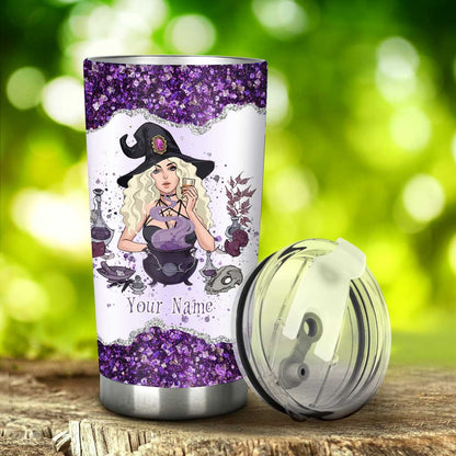 Walk Barefoot - Personalized Witch Tumbler