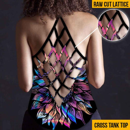 Nursing Is A Work Of Heart Cross Tank Top