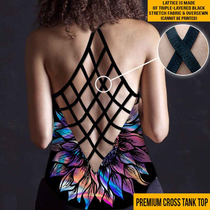 Nursing Is A Work Of Heart Cross Tank Top