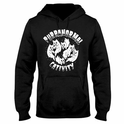 Purranormal Cativity Halloween  - Cat T-shirt And Hoodie 082021