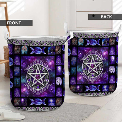Witch Vibes Purple Pentagram - Storage Basket