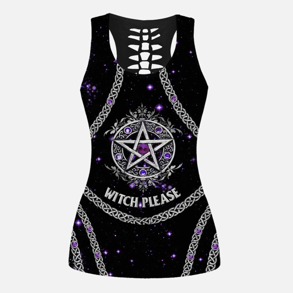 Witch Please - Hollow Tank Top and Women Shorts