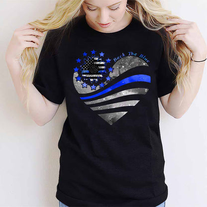 Blue Line - Police Officer T-shirt And Hoodie 062021