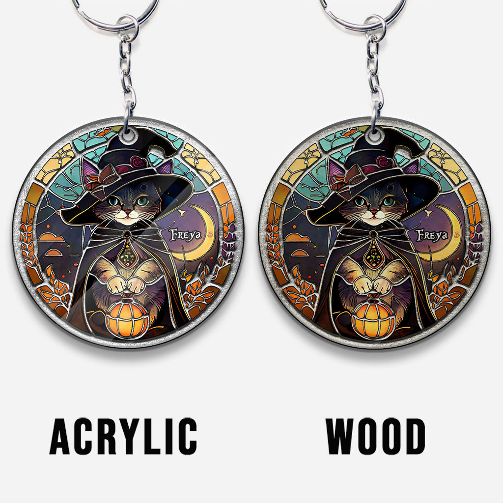 Hello Darkness - Personalized Witch Keychain