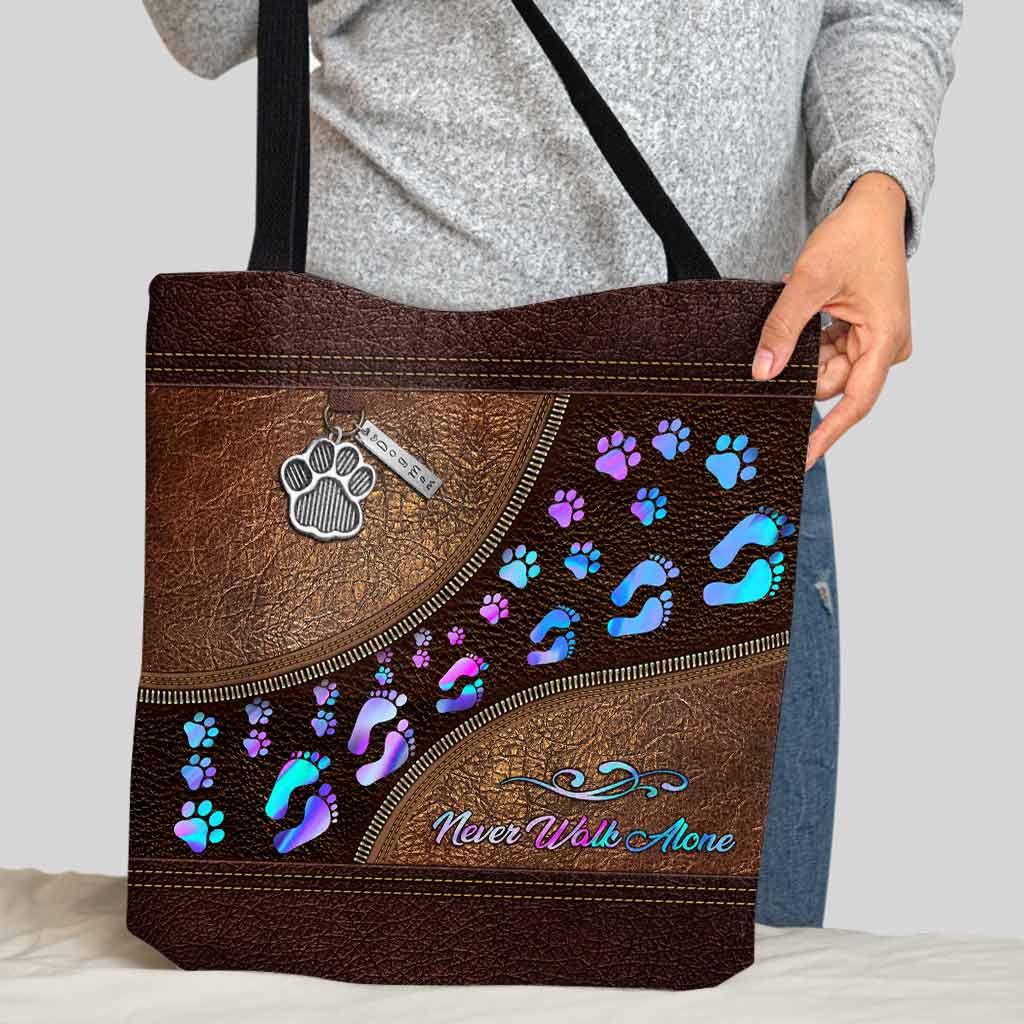 Never Walk Alone - Dog Tote Bag 062021
