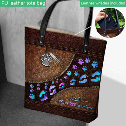 Never Walk Alone - Dog Tote Bag 062021