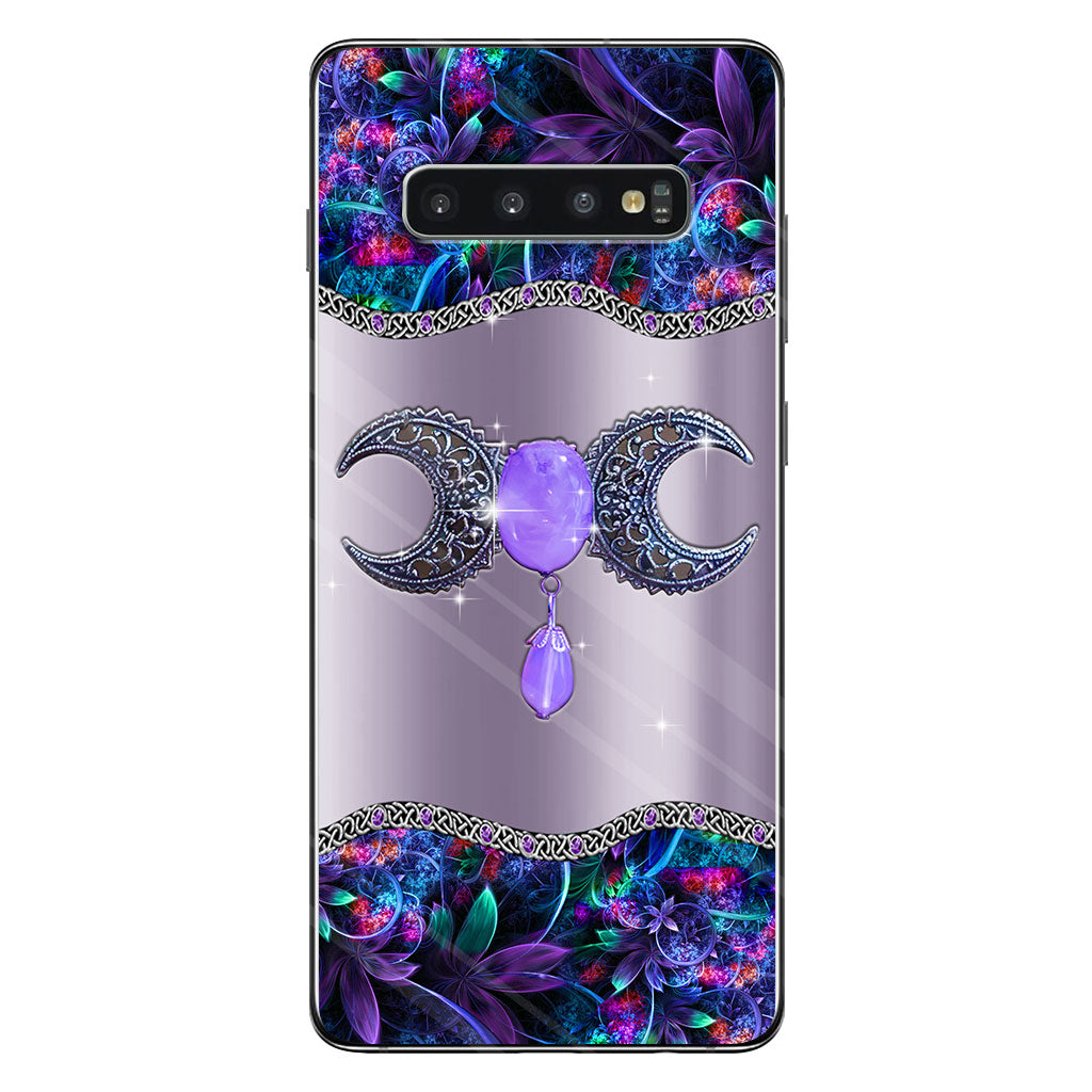 Mystery Witch Triple Moon - Personalized Phone Case With 3D Printed