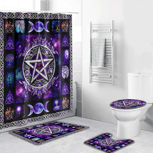 Witch - Bathroom Curtain & Mats Set