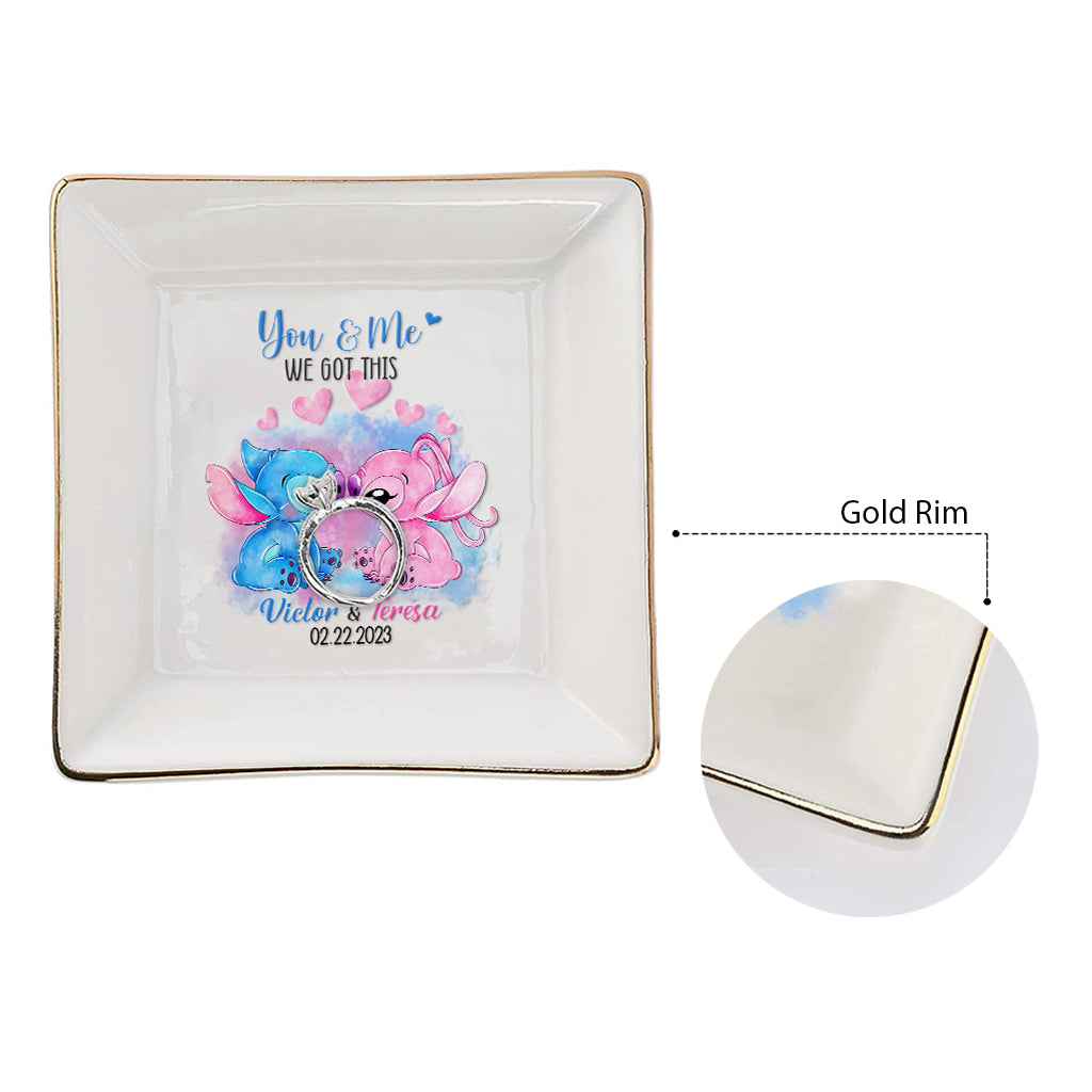 I'm Yours - Personalized Couple Ohana Jewelry Dish