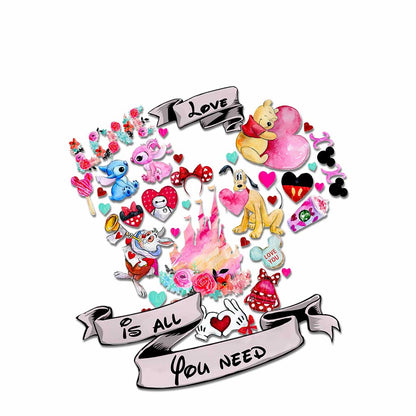 Love Mouse Ears - Decal Full