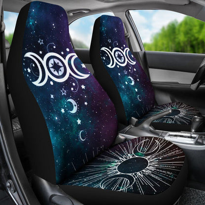 Triple Moon Wicca - Witch Seat Covers 0822
