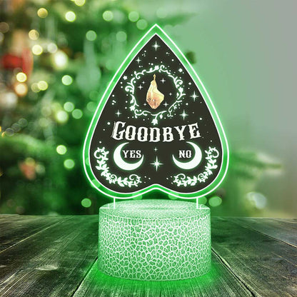 Planchette Light - Witch Shaped Plaque Light Base