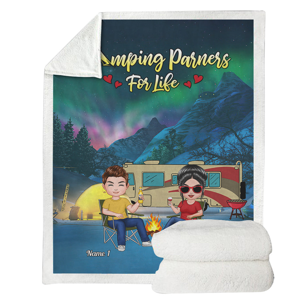 Making Memories - Personalized Couple Camping Blanket