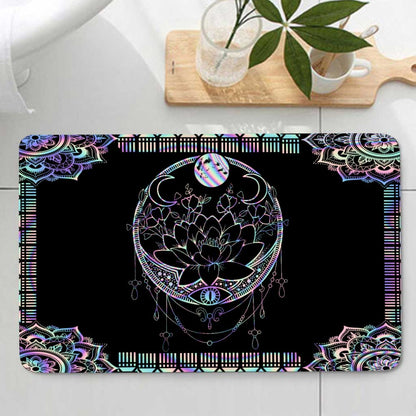 Magic Moon Witch Vibes - 3 Pieces Bathroom Mats Set