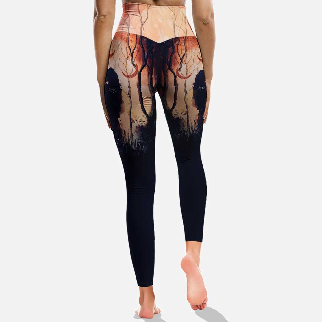 Harm None, Do As Ye Wilt - Personalized Witch Hollow Tank Top and Leggings