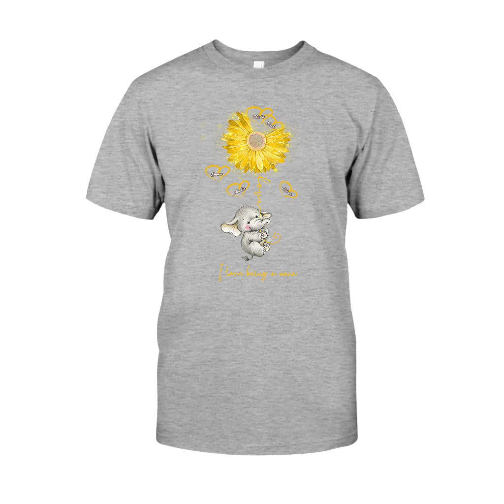 I Love Being A Nana - Personalized Mother's Day Grandma T-shirt and Hoodie