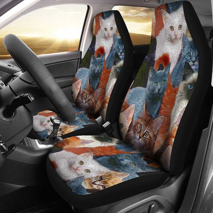 Cute Cats Cat Seat Covers 0622