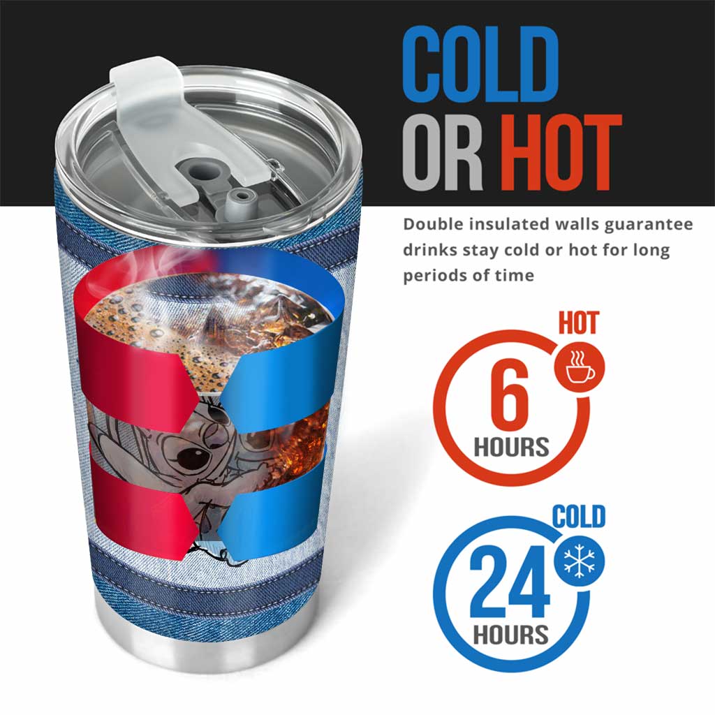 Love You To The Moon And Back - Personalized Couple Ohana Tumbler