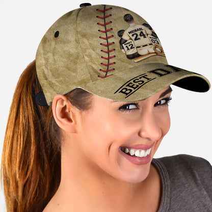 Best Dad Ever - Personalized Baseball Classic Cap